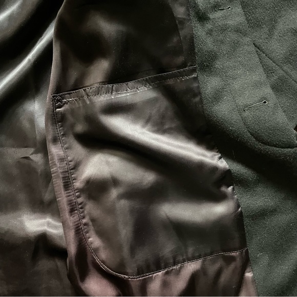 Harry Rosen Men’s Black Wool Coat 36R - Picture 9 of 11